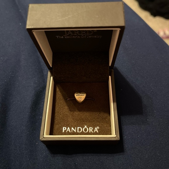 Pandora Jewelry - Pandora Silver Ring with Heart Design